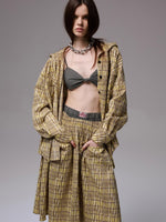 Vintage Plaid Twist Bra