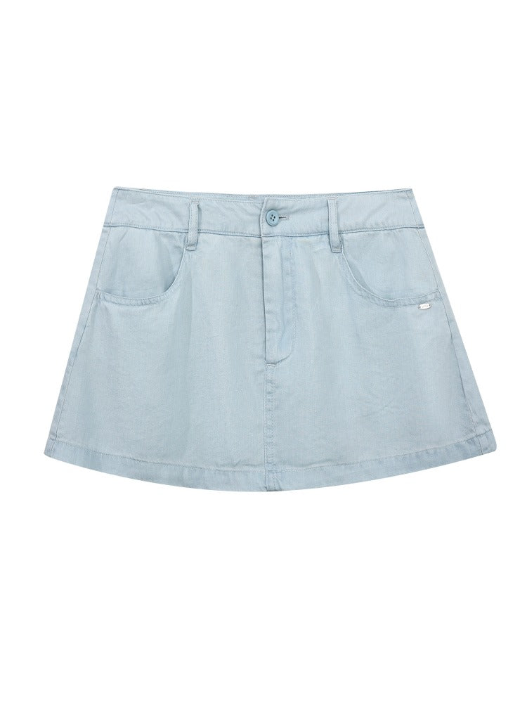 Light Blue Shirt &amp; Shorts Set