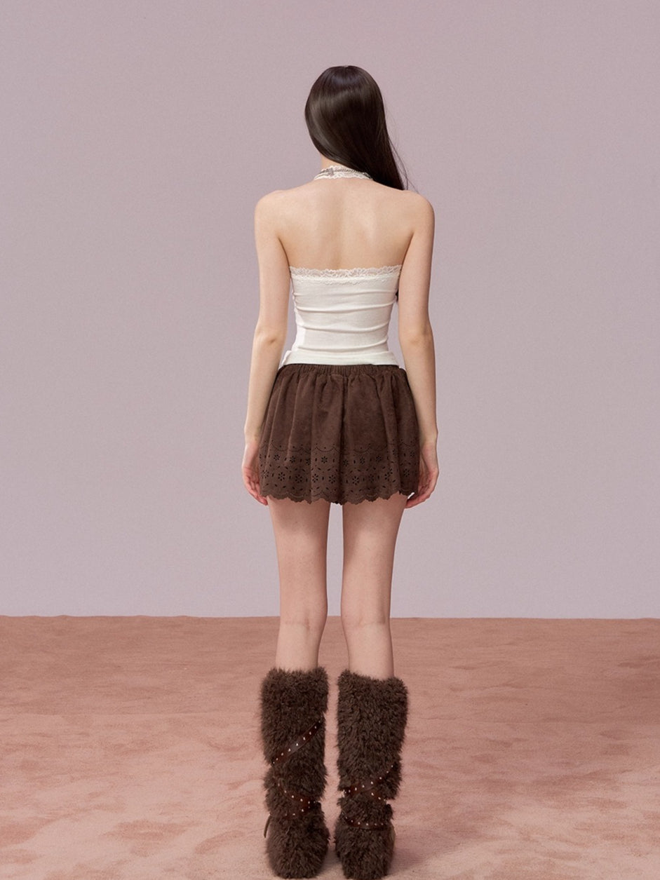 Lace Detail Layered Tank