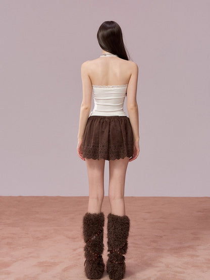 Lace Detail Layered Tank