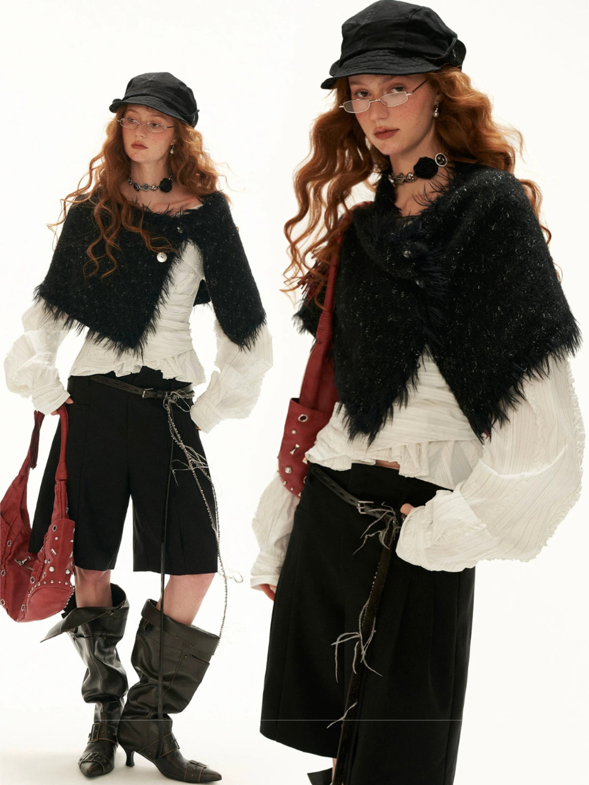 Cloud Texture Dual Use Scarf