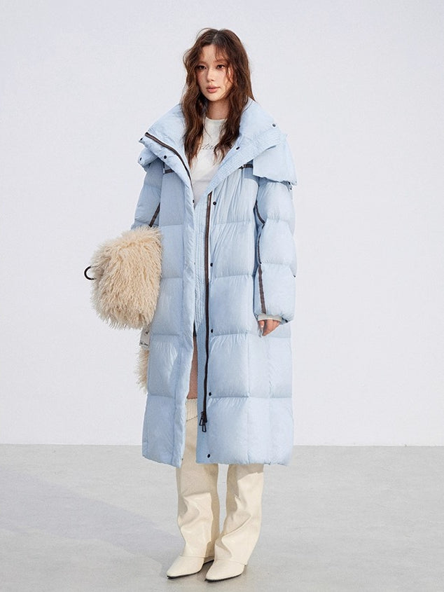 Hooded Long Down Coat