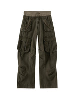 Vintage Military Cargo Straight Pants