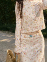 Floral Knit Layered Set