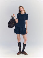 Lace Knit Two-Piece Set