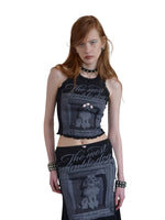 Framed Dog Top & Skirt Set