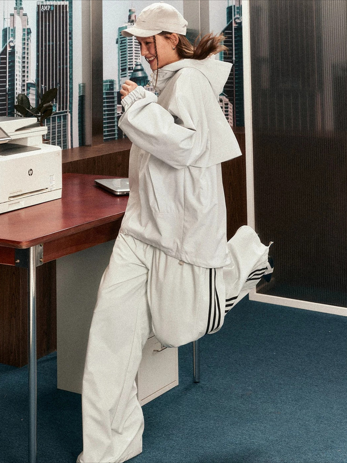 Retro Windbreaker Jacket