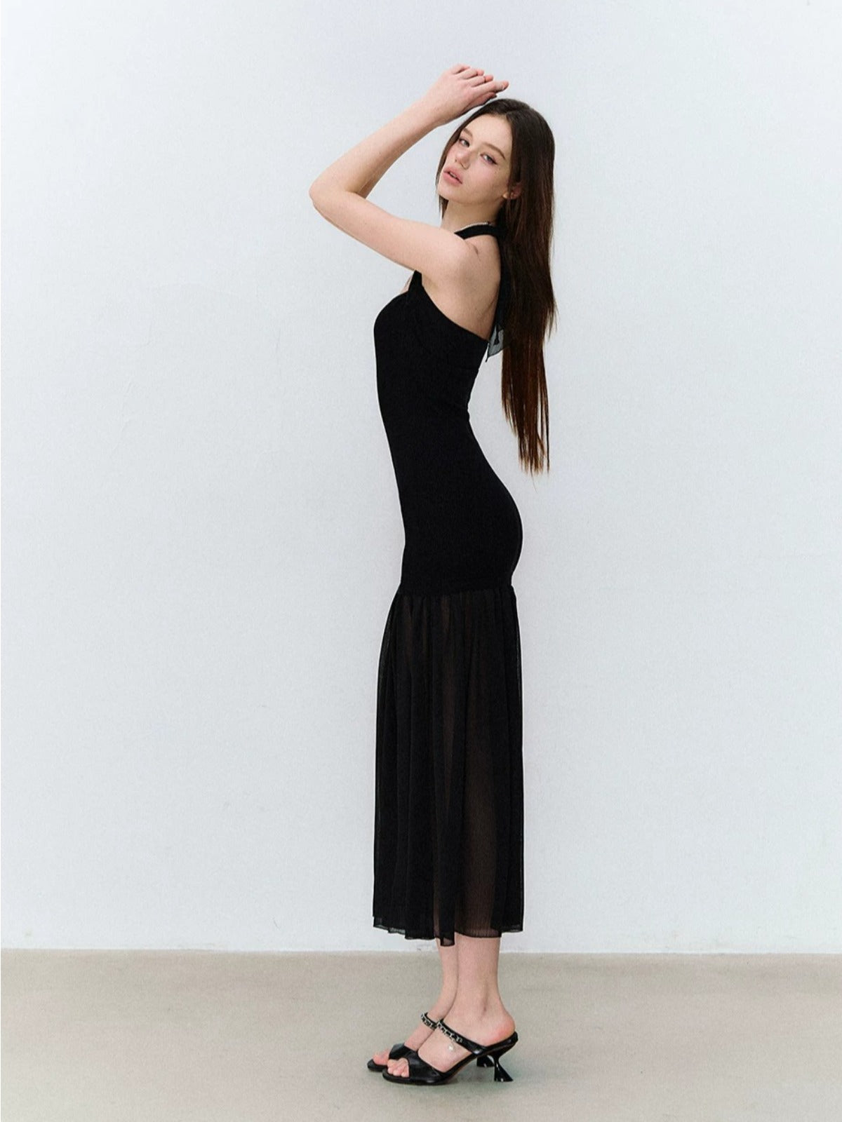 Night Muse Halter Dress