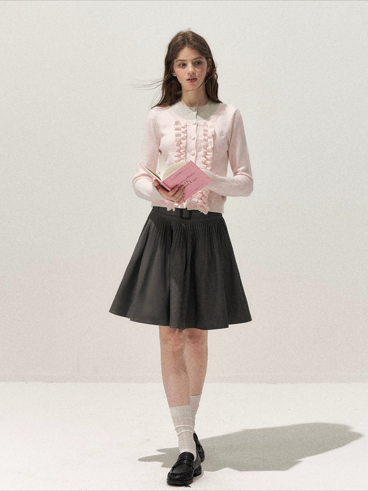 Gray Ballet Tutu Skirt