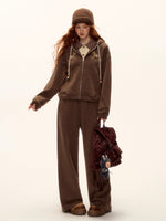 Pony Beaded Hoodie Set