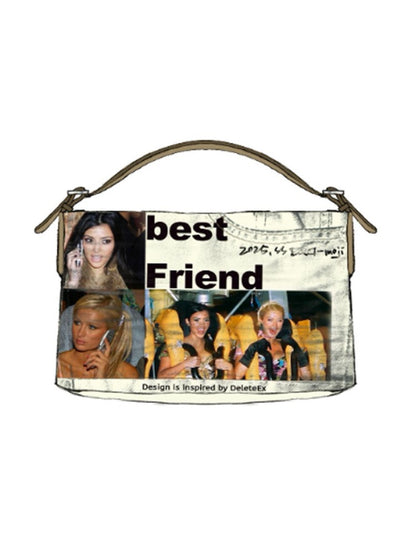 DeD-moji Best Friends Canvas Tote Bag