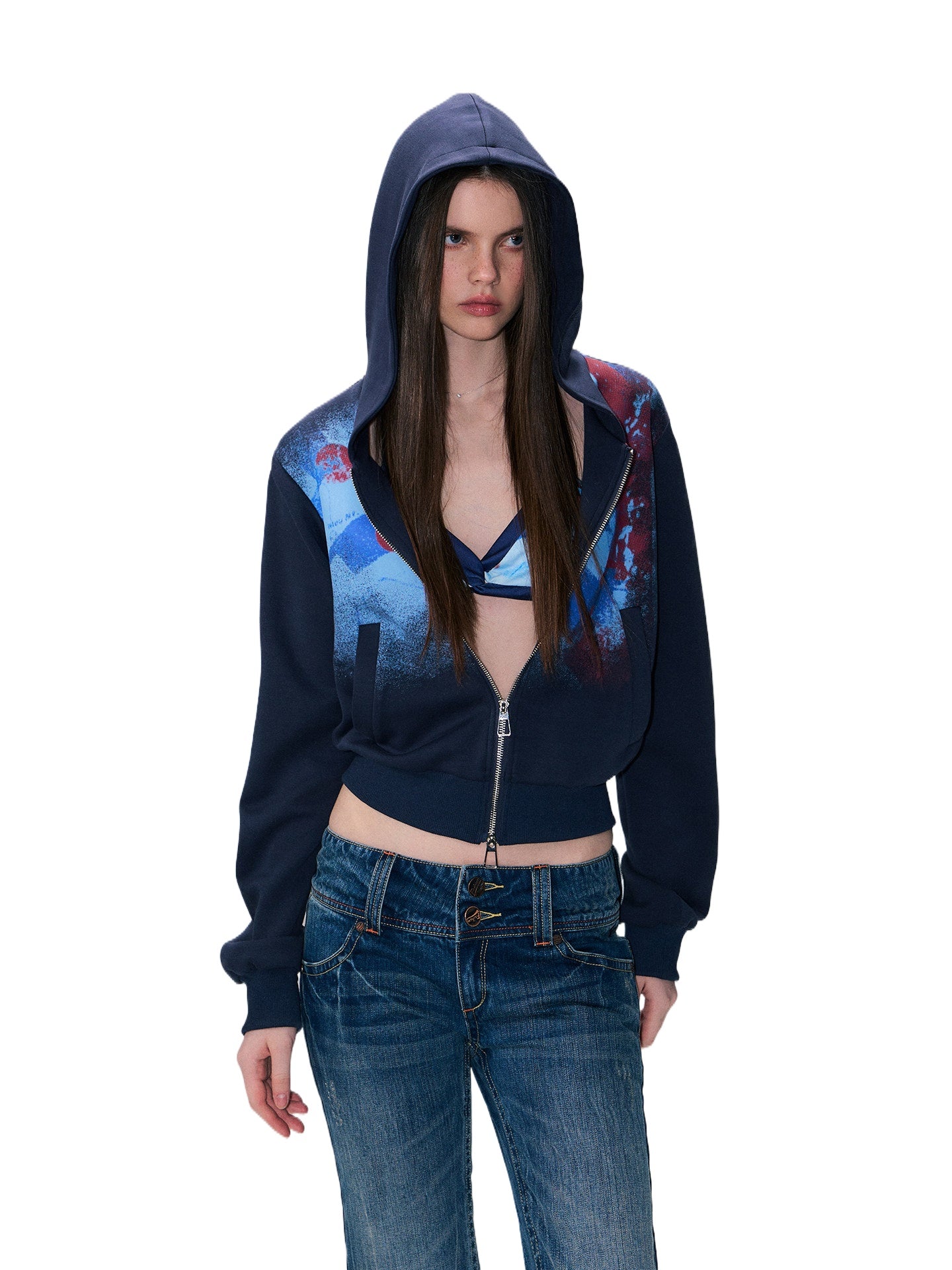 Vintage Graphic Hoodie Jacket