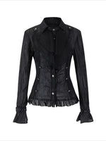 Gothic Ruffle Blouse