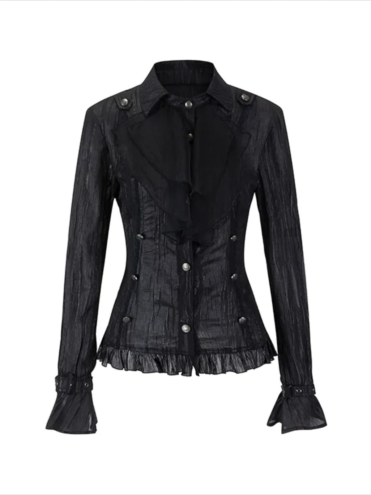 Gothic Ruffle Blouse