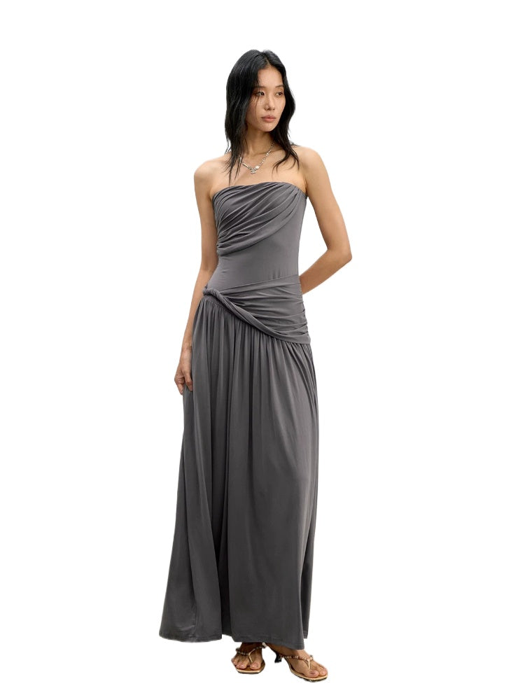 Lyocell Twist Maxi Dress
