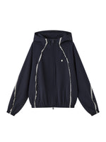 Lace Patchwork Hooded Jacket