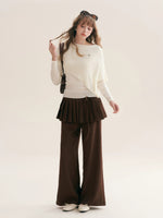 Pleated Wide Leg Pants