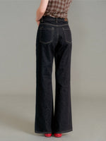 Cotton Denim Straight Jeans