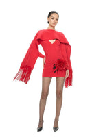 Fringe Knit Dress Set
