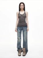 Cross Flare Jeans