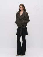 Layered Skort Flare Pants