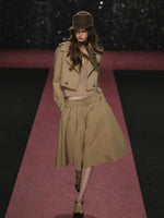 Napoleon Trench & Skirt Two Piece Set