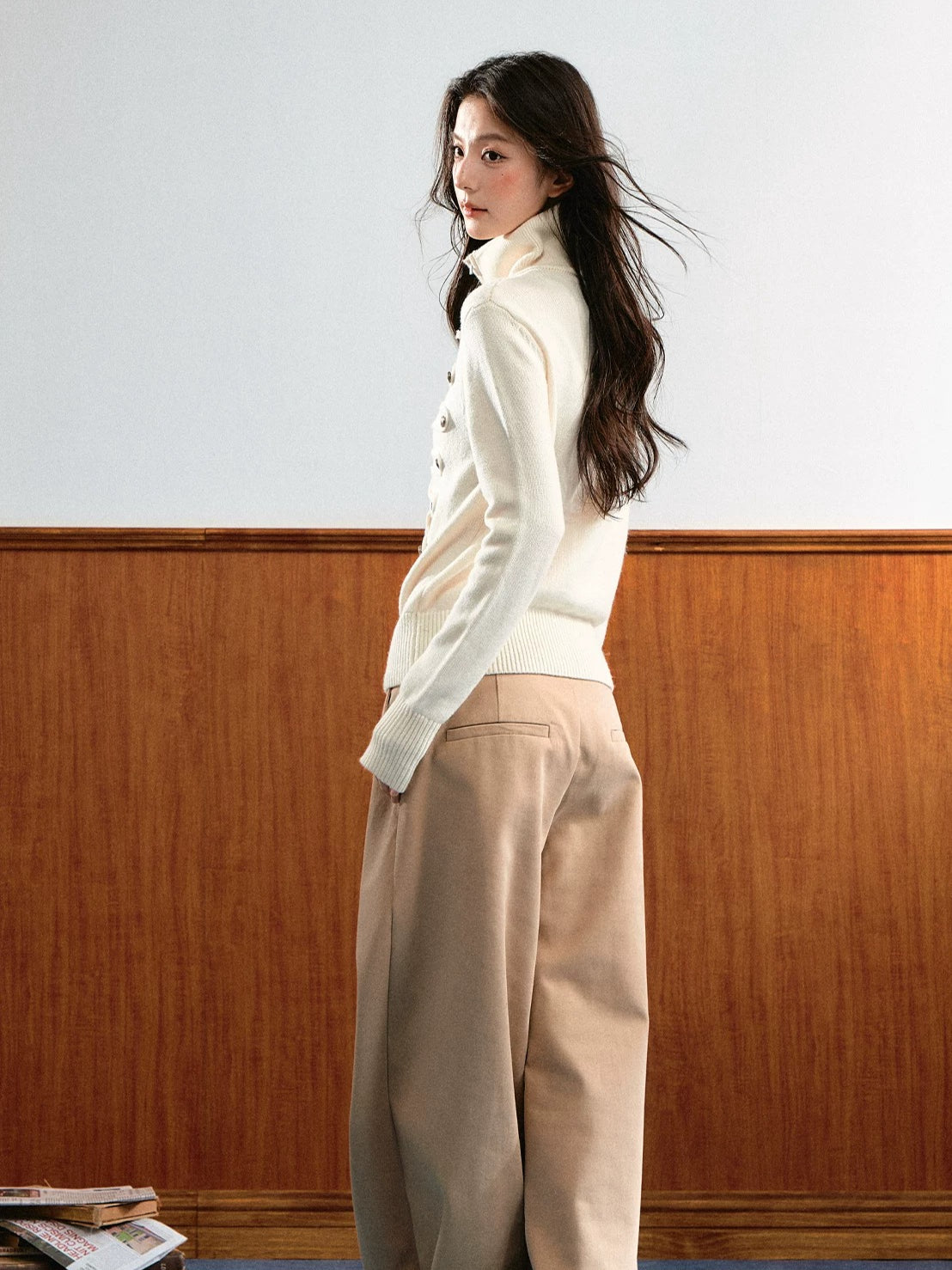 Napoleon Fur Collar Sweater