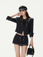 Napoleon Court Short Jacket & A-Line Skirt Set