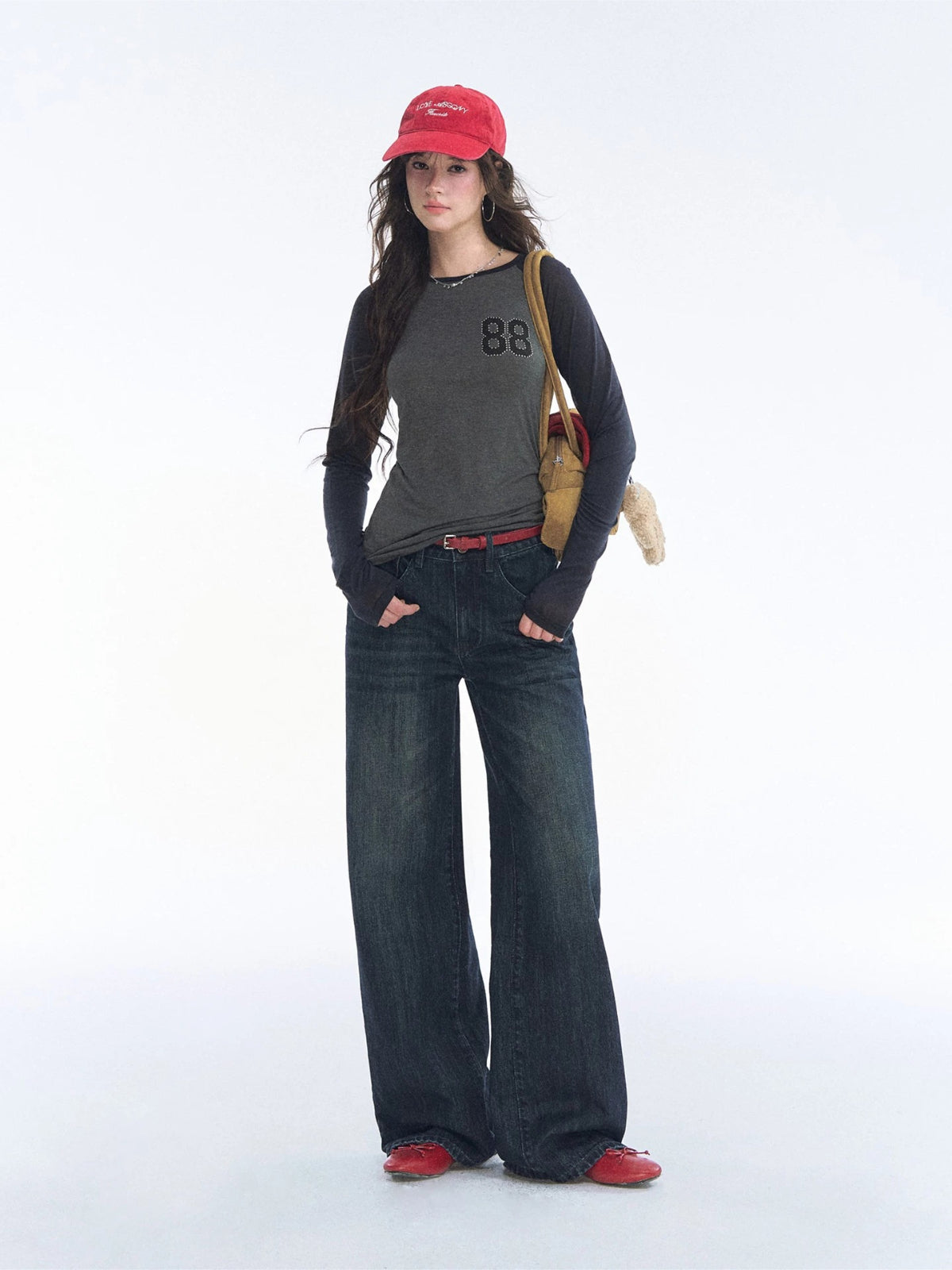 Low Rise Straight Jeans