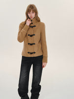Vintage Wool Blend Toggle Coat