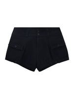 High Waist Cargo Shorts