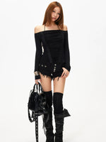 Off-Shoulder Ruched Top