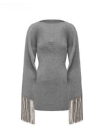 Fringe Knit Dress Set