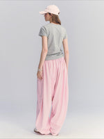 Twist Hem Rhinestone Tee
