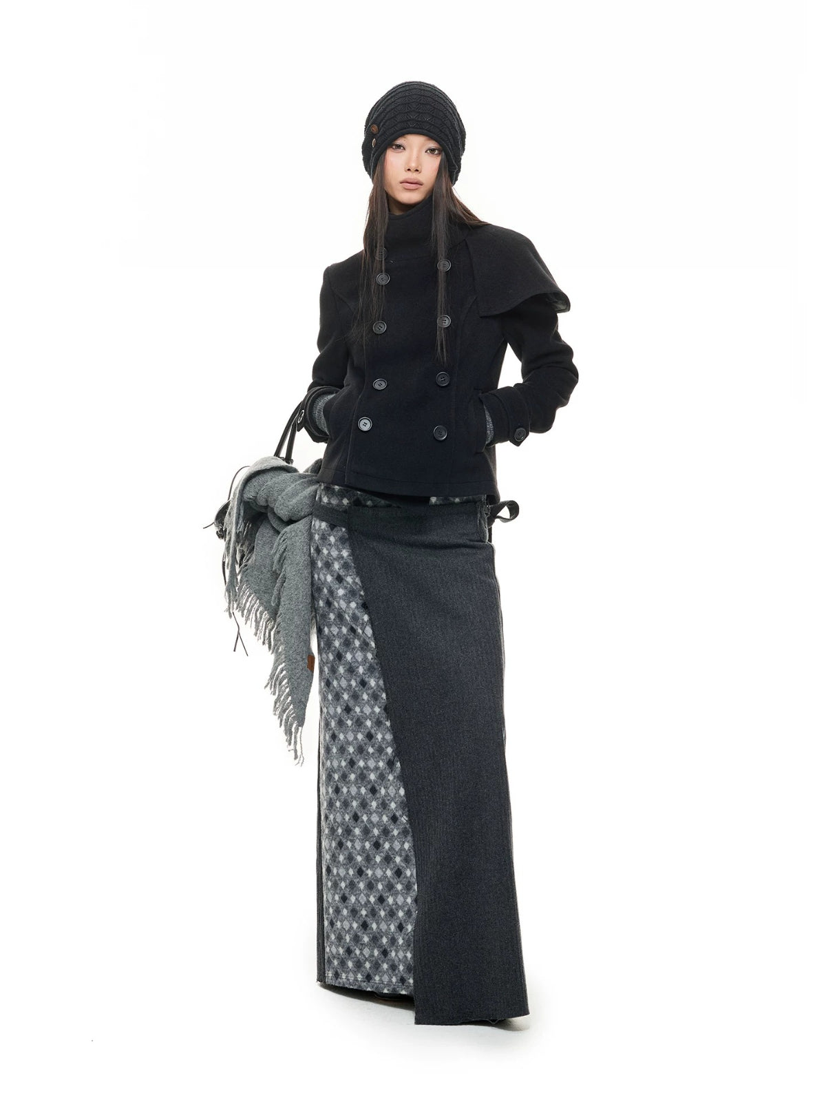 Vintage French Cape Wool Jacket