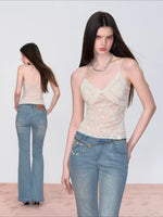 Lace Bow Cami Top