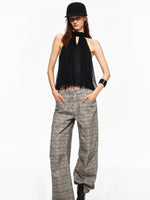Printed Wide Leg Pants