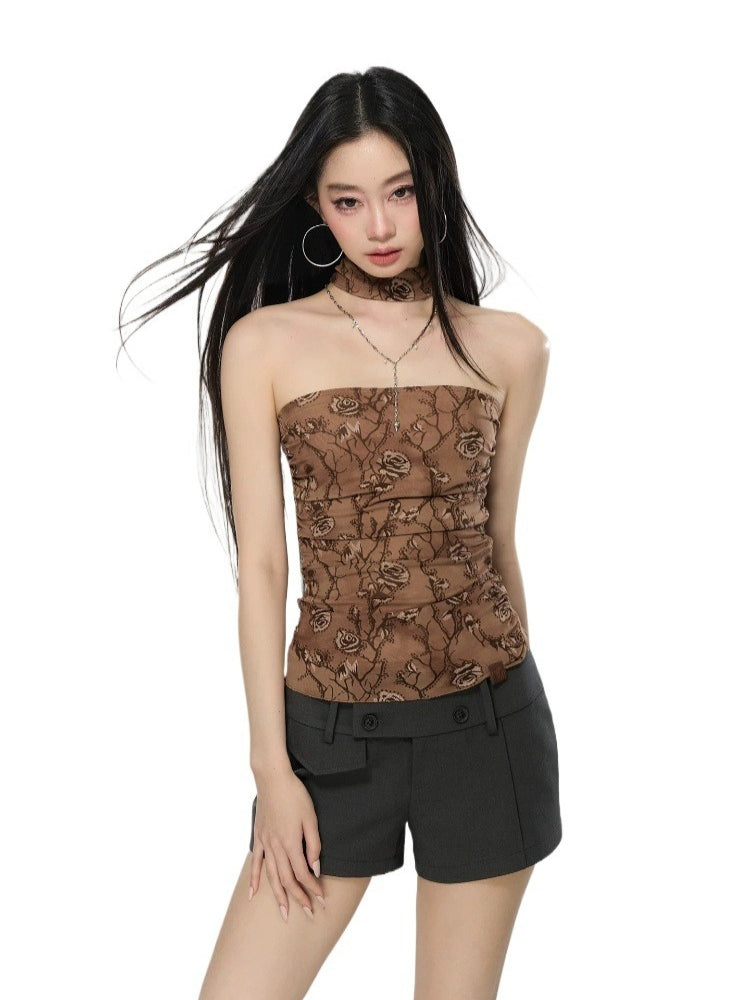 Choker Mesh Tube Top