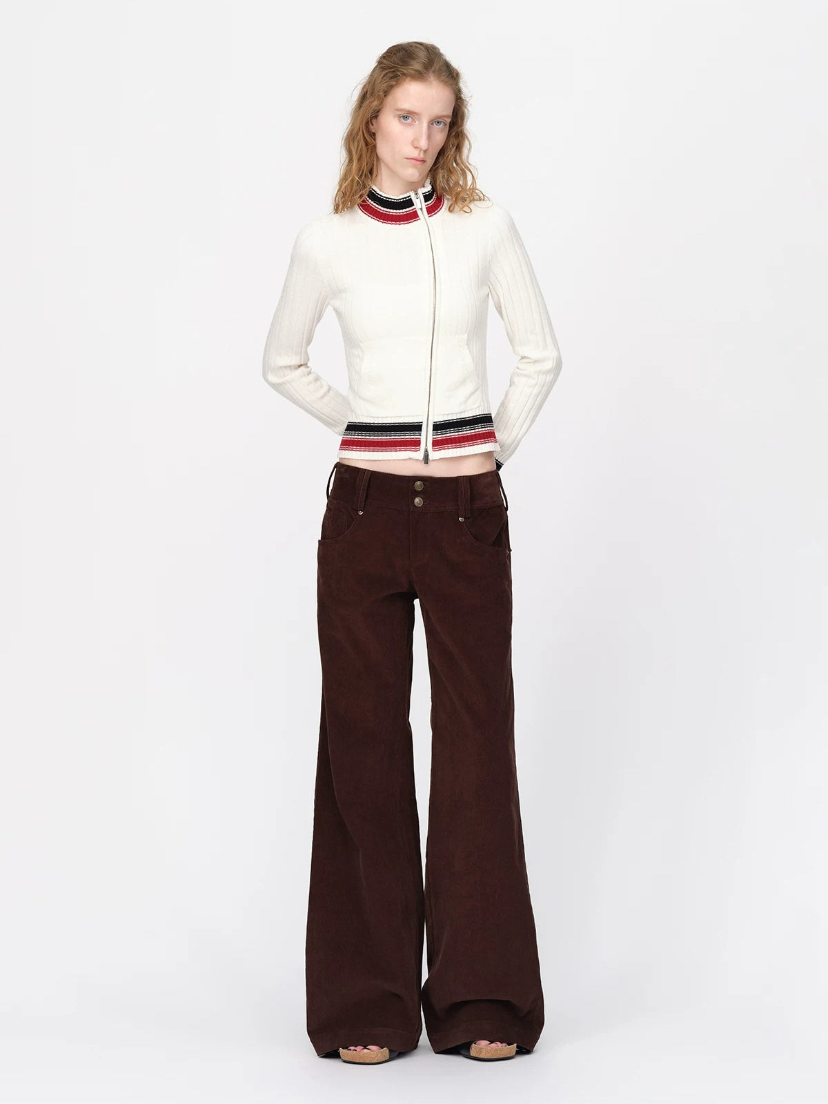 British Vintage Wool Knit Cardigan