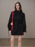 “Reading Time” Cotton Trench & Skirt Set