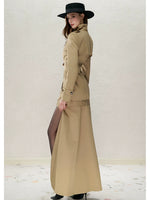Detachable Tail Trench Coat