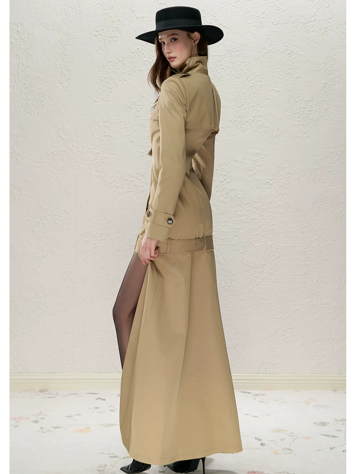 Detachable Tail Trench Coat