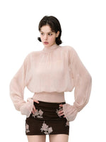 Reversible Chiffon Blouse