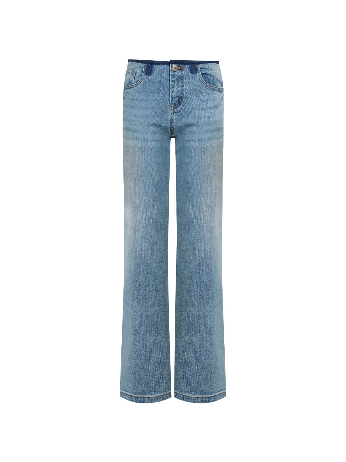 Washed Wide Leg Jeans
