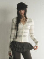 Striped Knit Cardigan