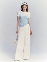 Lace Contrast Tee