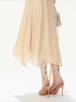 Beaded Halter Top & Skirt Set
