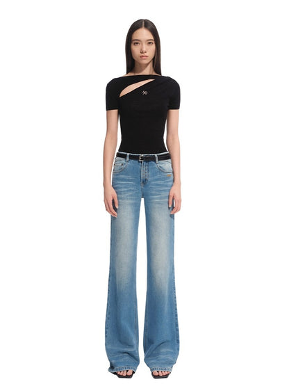 Crescent Knit Blouse