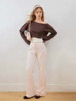 Double Waist Straight Sweatpants