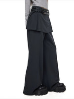 Layered Straight Pants